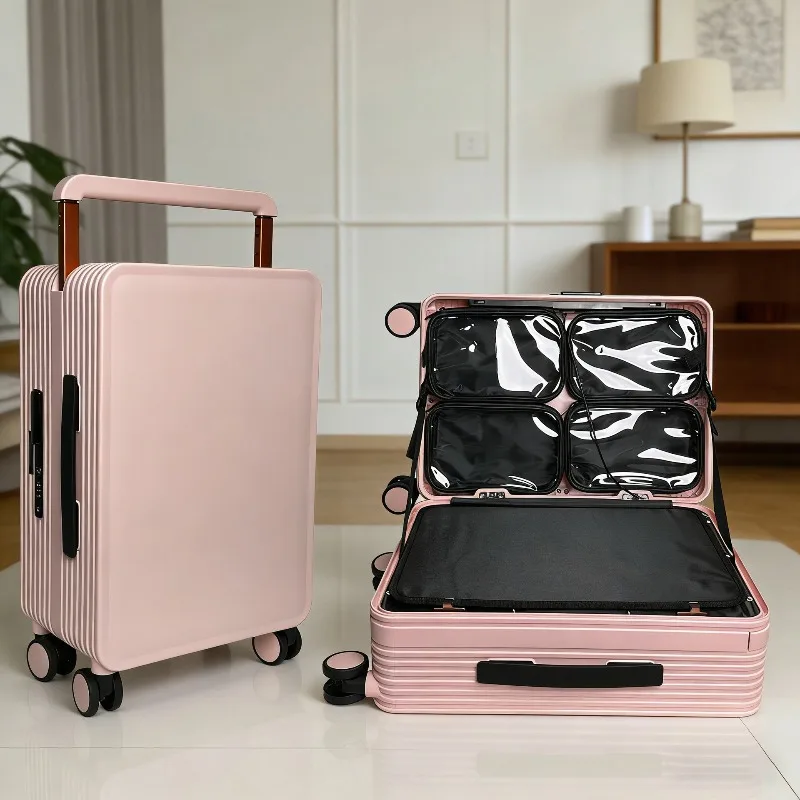 Multifunctional storage cosmetic case, layered storage, suitcase going out