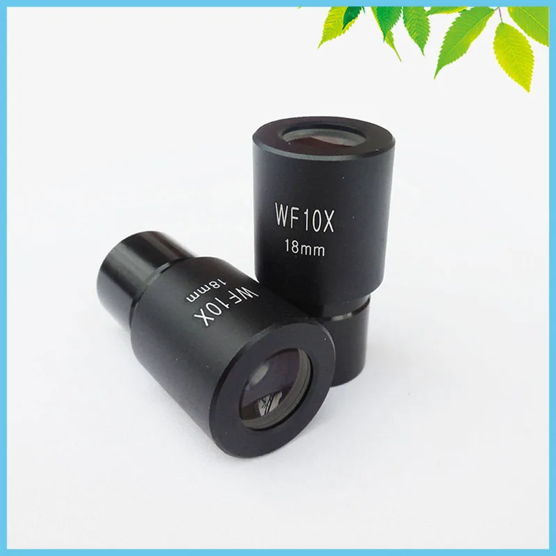 Wide Field Eyepiece WF10X 18mm Microscope Wide Angle Eyepiece 23.2mm Mounting Size Biological Microscope Accessory