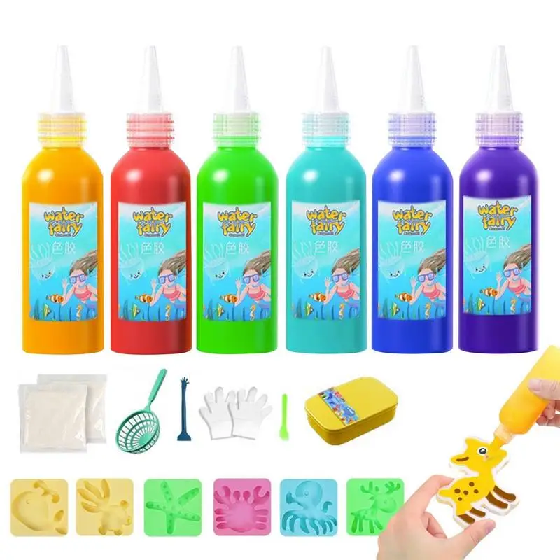 

Magic Paint Toy Aqua Fairy Toy Set For Kids Kids Craft Kit For Sea Creature Water Elf Kit Fun And Early Education Toys For