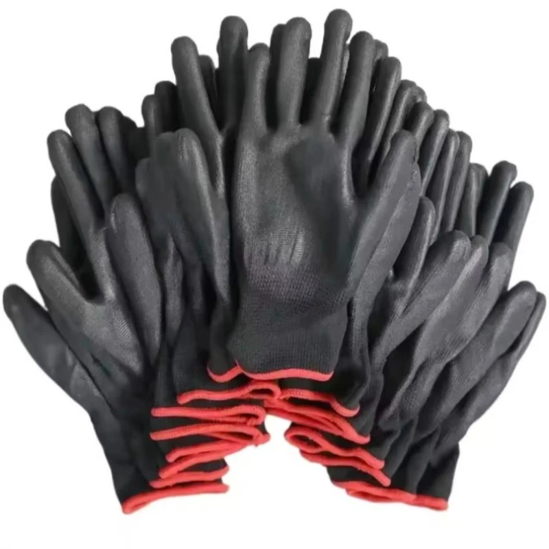 

5/10Pairs Coated Gloves Warehouse Machinery Construction Gardening Woodworking Coated Gloves Protection Durable Enhanced Grip