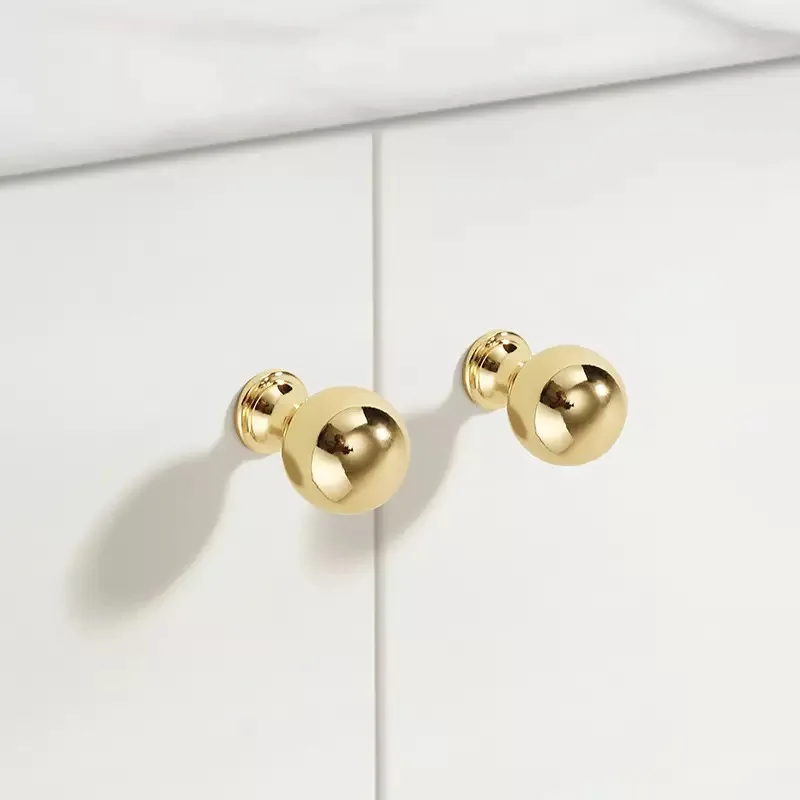 25mm-34mm nuevo mango dorado moderno perillas de cajón de gabinete de aleación de aluminio puerta de armario perillas de manija de muebles negras