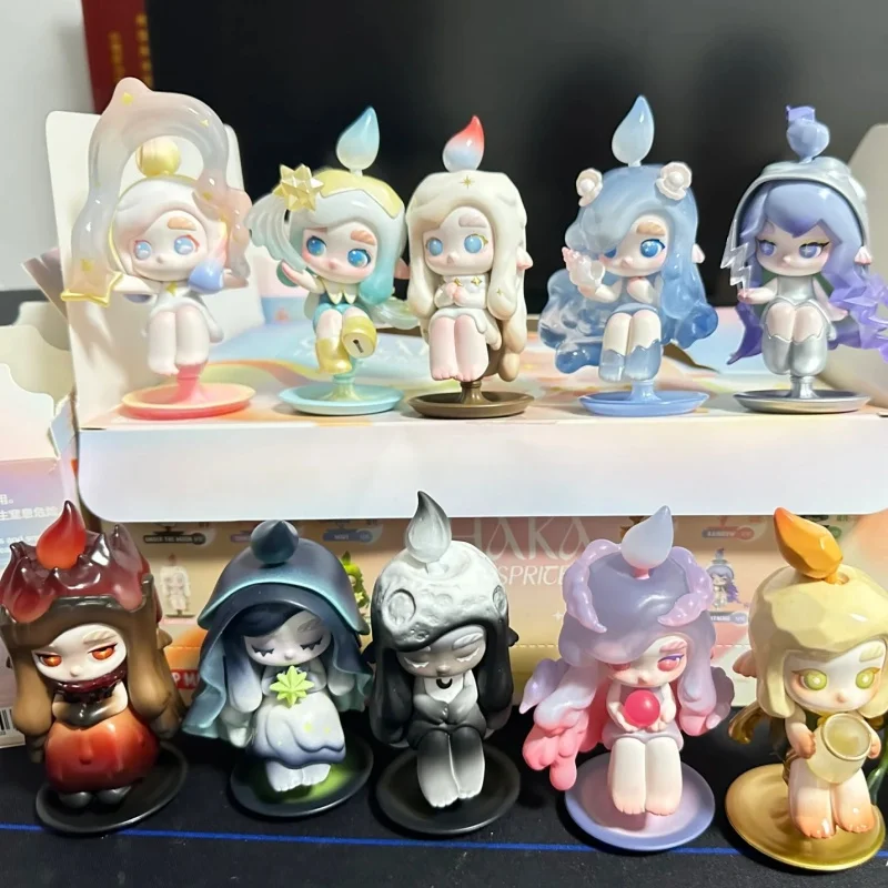 Chaka Light Sprite Series Anime Figure Model Cute Candlelight Wave Rainbow Smolder Shadow Ofthe Trees Figurine Model Toy Gift