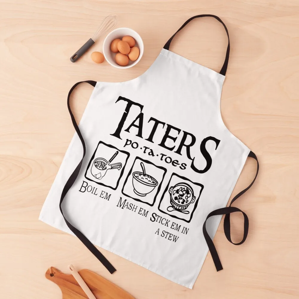 

Taters Potatoes Apron Chef Uniform For Men carpenter Apron