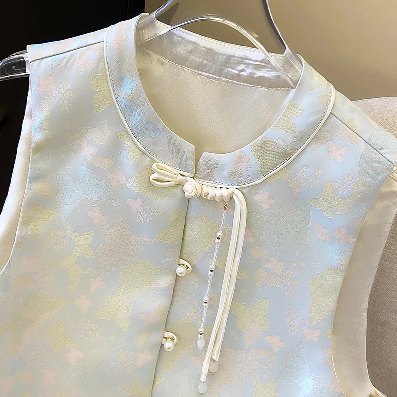 الرجعية تانغ البدلة Sle سترة المرأة زرر Svel أعلى جديد الصينية Sle Jaet الخريف ملابس خارجية تخفيف Sle البوليستر...