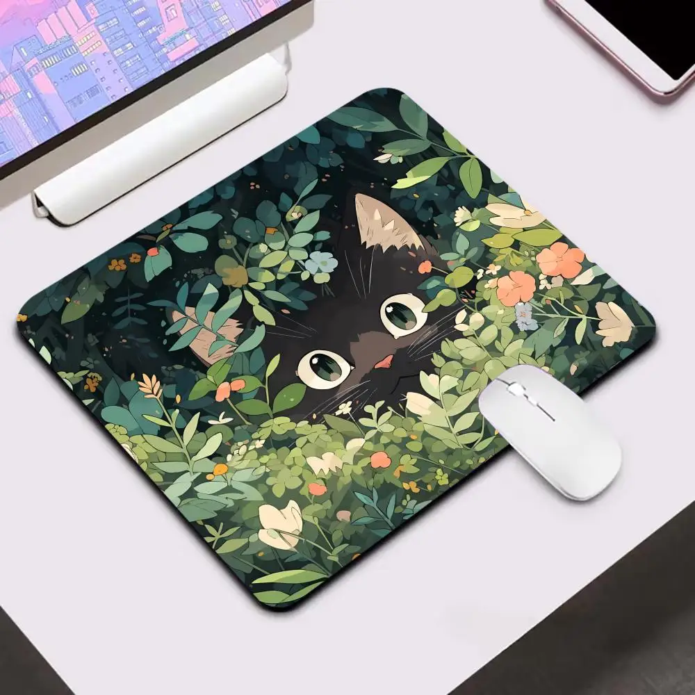 Kawaii لطيف النبات ماوس الوسادة مكتب ماوس حصيرة مكتبية زهرة الألعاب الملحقات منصات لوحة المفاتيح الحصير الصغيرة المطاط السجاد البساط