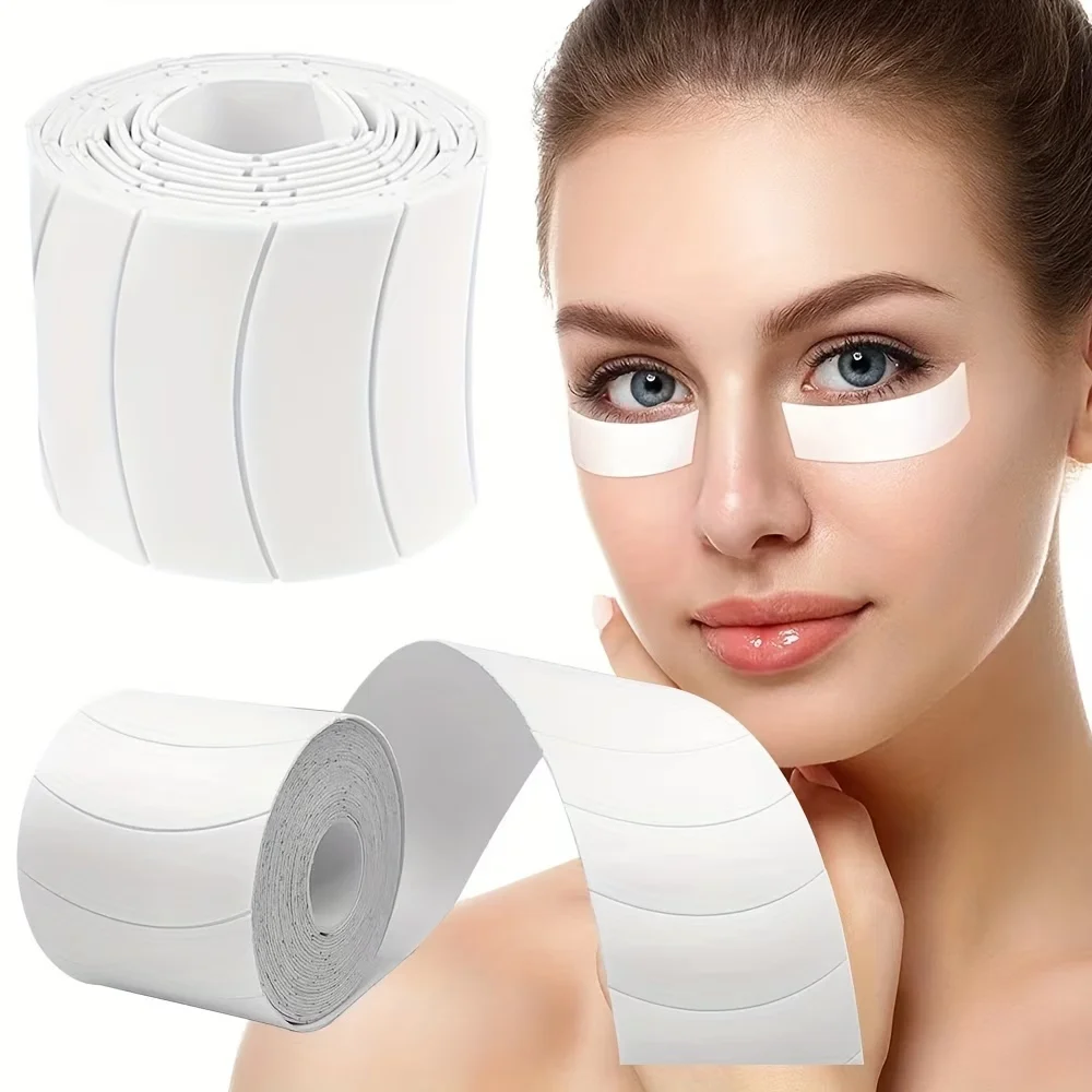 220 Parches de Espuma para Ojos, Cintas Adhesivas para Extensión de Pestañas, Pegatinas de Aislamiento para Debajo de los Ojos, Accesorios Esenciales para Maquillaje de Ojos