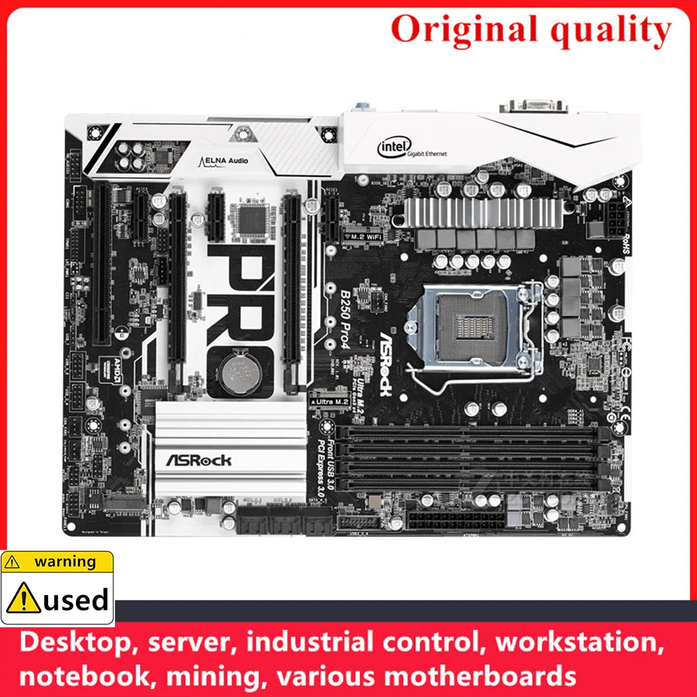 

Used For ASROCK B250 Pro4 Motherboards LGA 1151 DDR4 64GB ATX For Intel B250 Desktop Mainboard SATA III USB3.0