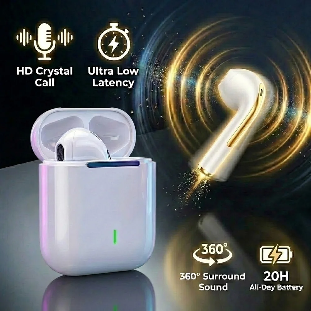 Original Wireless Bluetooth Headphones HiFi Stereo Sound Smart Touch Control HD Call Low Latency for Gaming Sports Workouts