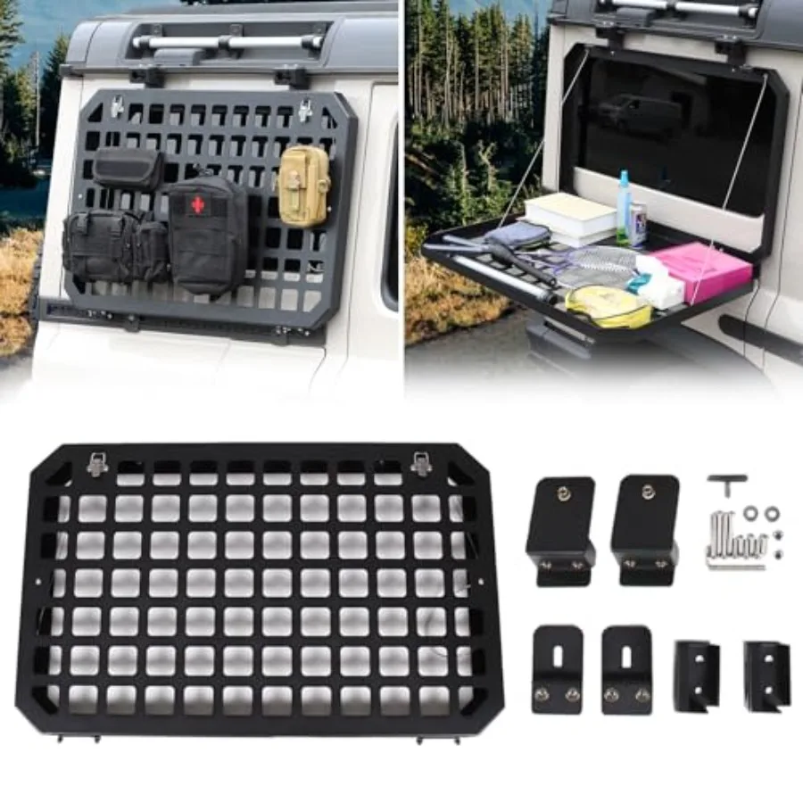 

Ящик для хранения заднего бокового окна для Ineos Grenadier 20202024, совместимый с модульной системой панели хранения, боковой груз на заднем окне R