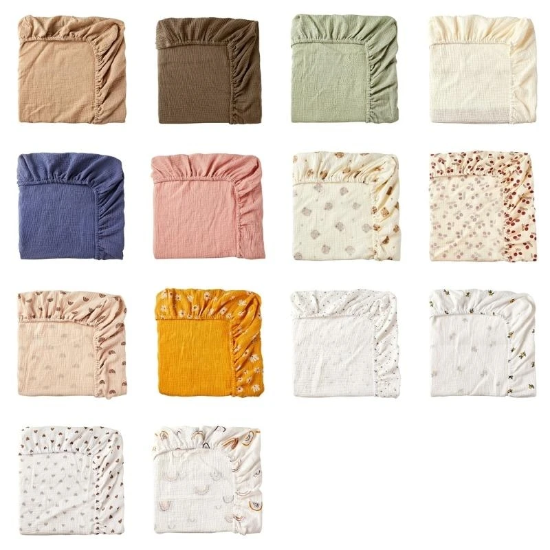 

M76C Простыня для новорожденных, удобная простыня с защитным рукавом для детской кроватки, кроватка различной формы