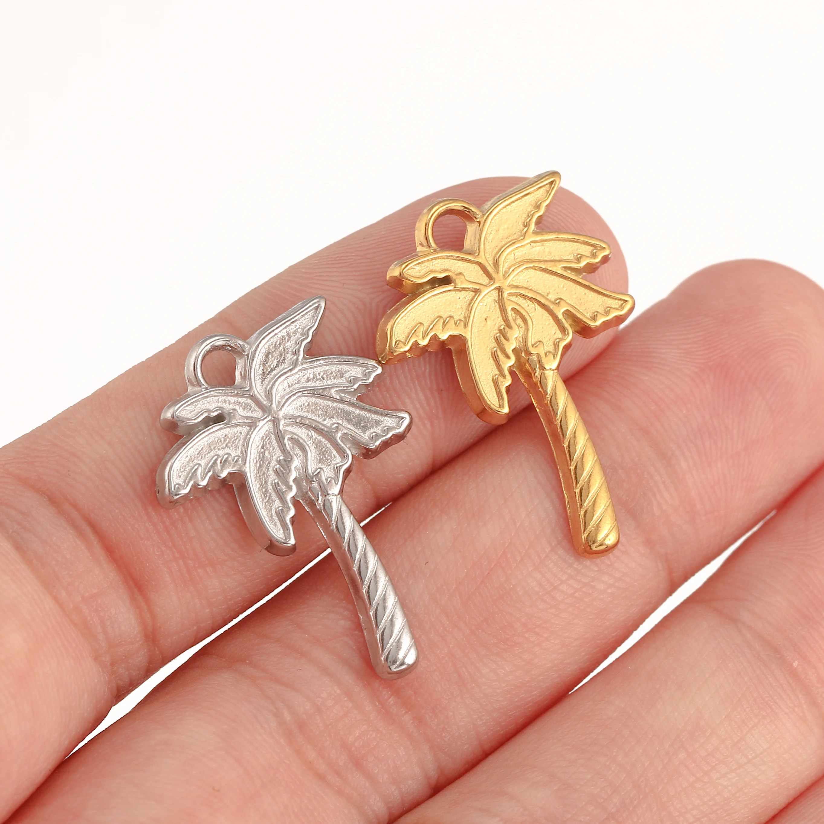 3 Stück Gesicht Sonne Mond/Sonnenblume/Schmetterling Charm für Schmuckherstellung Edelstahl Guss Charm DIY Armband Halskette Handwerk Zubehör – Detail 11