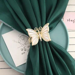 Simple Butterfly Metal Curtain Buckle Curtain Strap Spring Automatic Tightening Curtain Clip Wholesale Decoración De Habitación