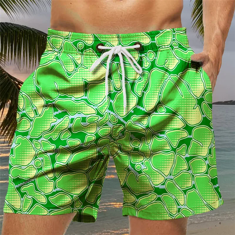 Pantalones cortos de playa al aire libre para Hombre, pantalones de dormir, pantalones casuales, ropa de casa, Pijamas de verano, cómodos y transpirables, 2024