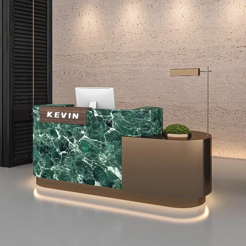 Contemporary Tresen Rezeption Office Furniture Designer Cashier Reception Desks Modern Restaurant Retail Store Reception Desks
