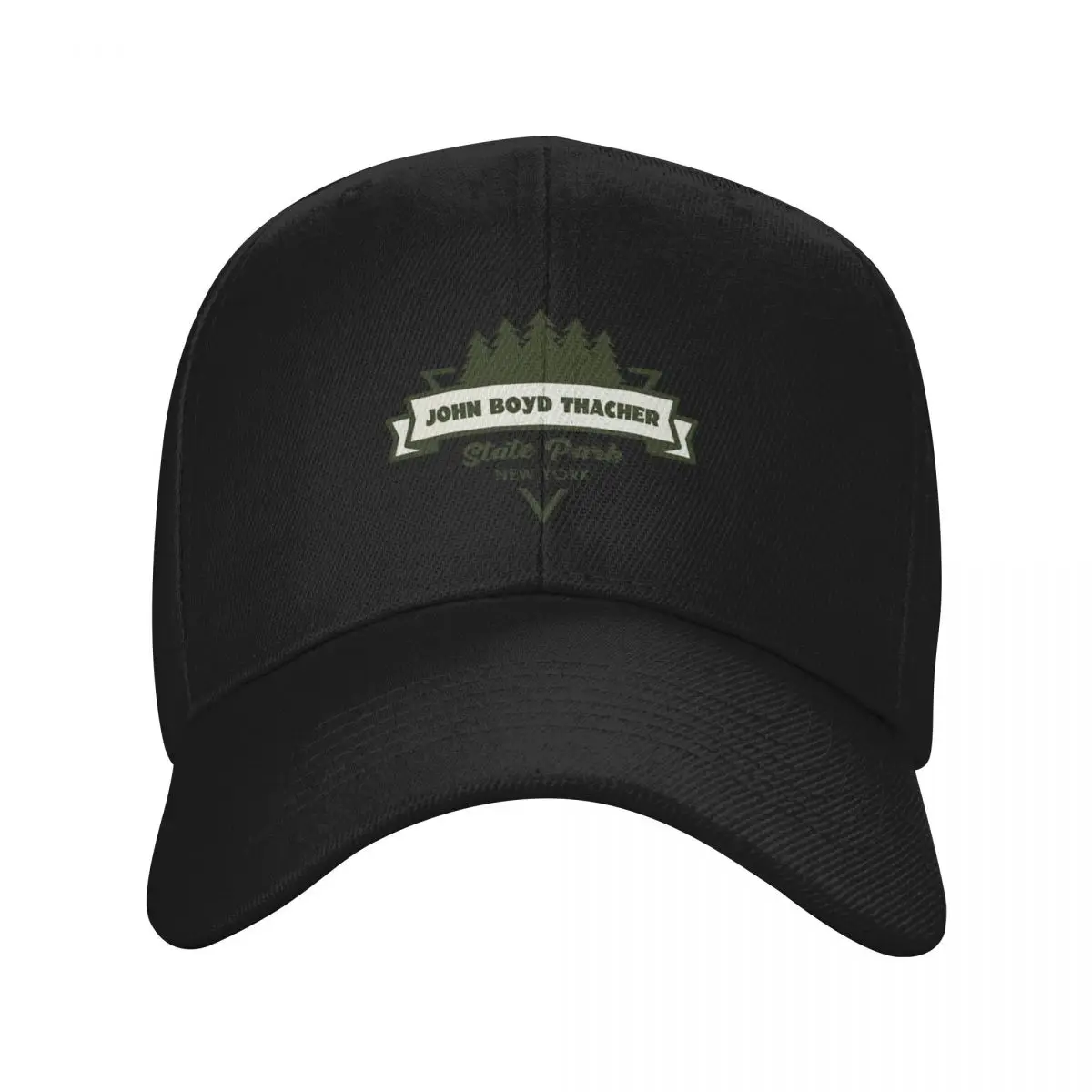 Fashion John Boyd Thacher State Park New York Trees And Ribbon baseball cap Shapes The Face Golf Cap