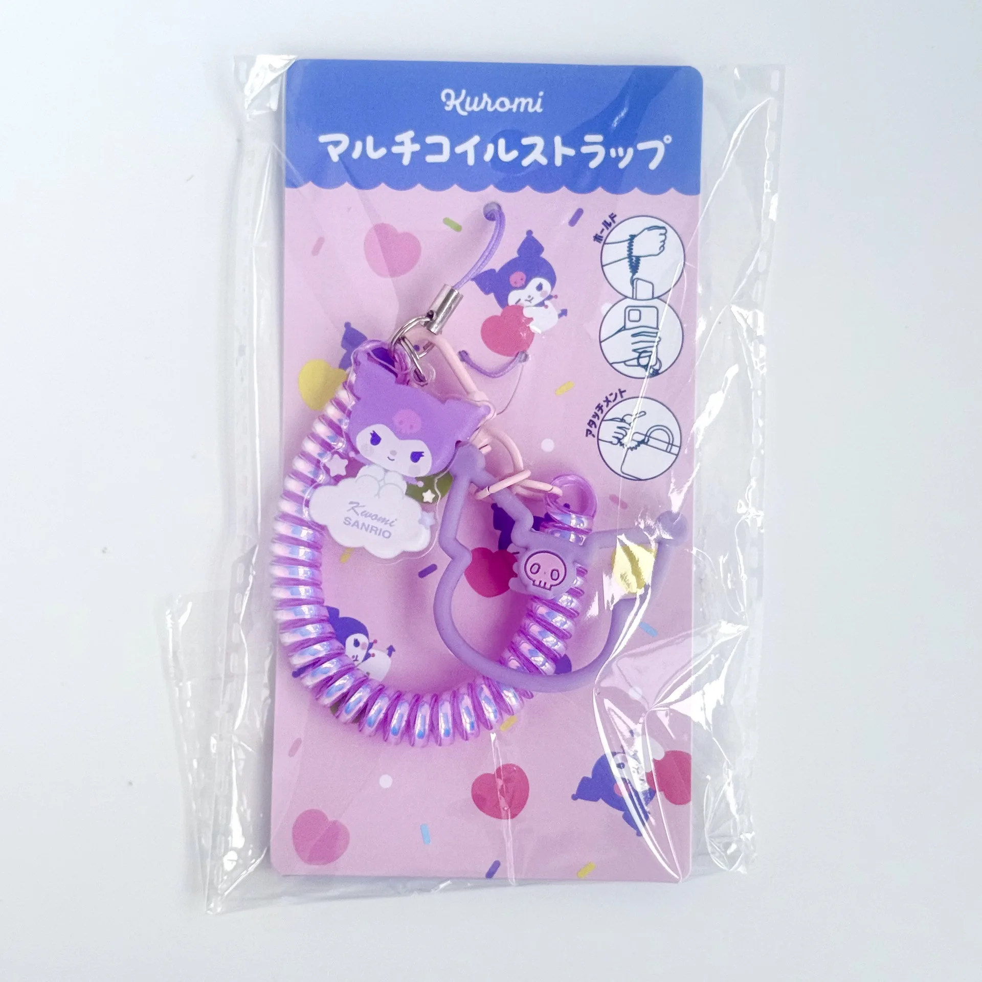 

Подвеска для телефона Sanrio: милый брелок Cinnamoroll, пружинный шнурок, брелок Hello Kitty, брелоки Melody