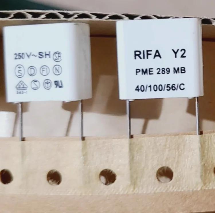 

10pcs RIFA 250V 22nF 223 275V Y2 Safety Capacitors EVOX Film Capacitors