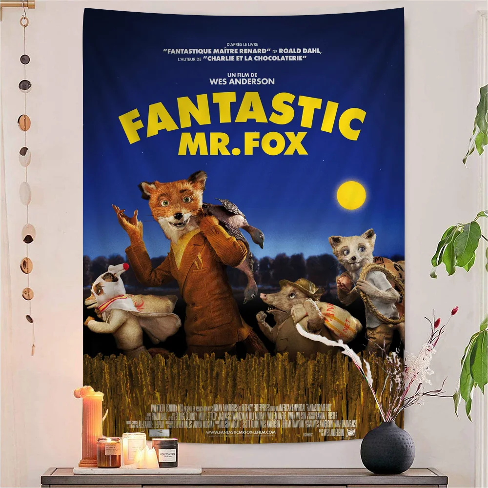 Movie The Fantastic Mr Fox  Hanging Bohemian Tapestry Bohemian Wall Tapestries Mandala Cheap Hippie Wall Hanging