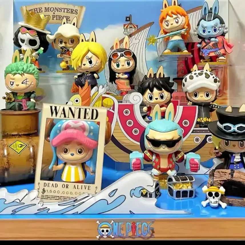 

POP MART THE MONSTERS x One Piece Series Blind Box Mystery Box Guess Bag Toys Doll Cute Anime Figure Desktop Ornaments Collectio