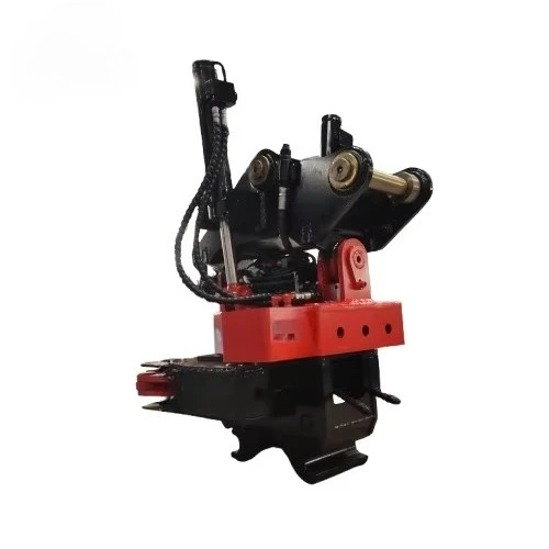 hydraulic tilt rotator with grab, suitable for 4-10 ton excavators, ideal for heavy material sorting and handling