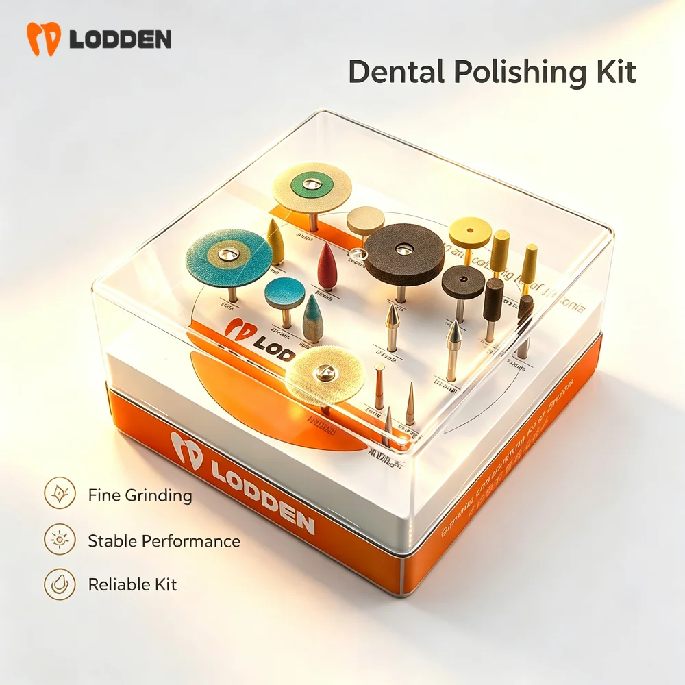 Dental Zirconia Polishing Kit Dentistry Polishing Discs for Zirconia/Lithium Disilicate Dental dril Ceramic Diamond Lab Material
