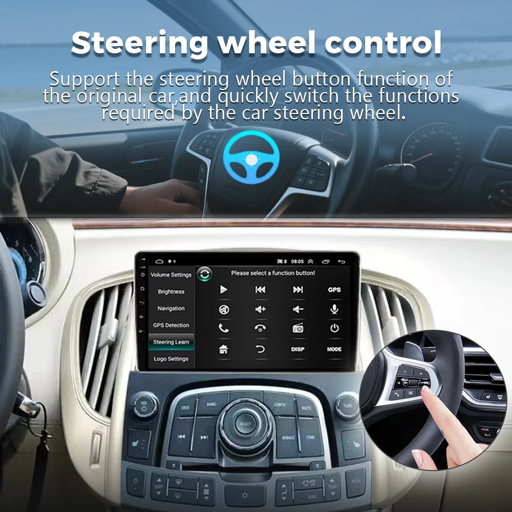 أندرويد 14 Carplay راديو السيارة التلقائي مشغل وسائط متعددة ل بويك لاكروس 2009 - 2013 E53 X5 M5 Autoradio نظام تحديد المواقع ستيريو 2din رئيس وحدة