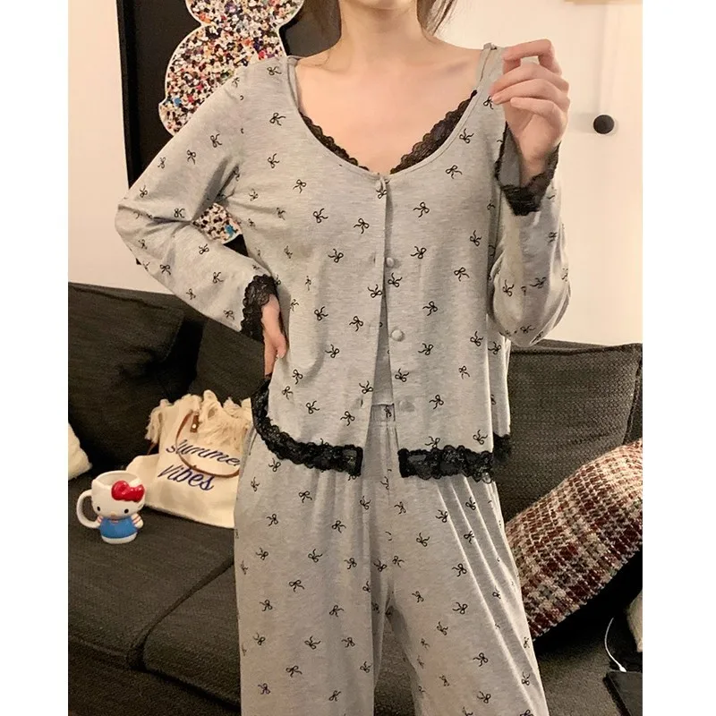 

Горячий пижамный комплект, женский пижамный комплект, женские теплые зимние пижамы, модная домашняя одежда, пижамы, милый милый и мягкий пижамный комплект