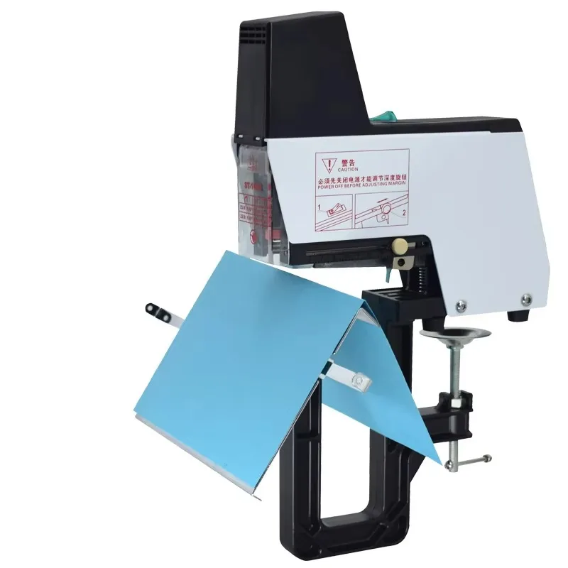 Electric Book Stapler Folding Machine Booklet Maker Machine Electrical Stapler Machine