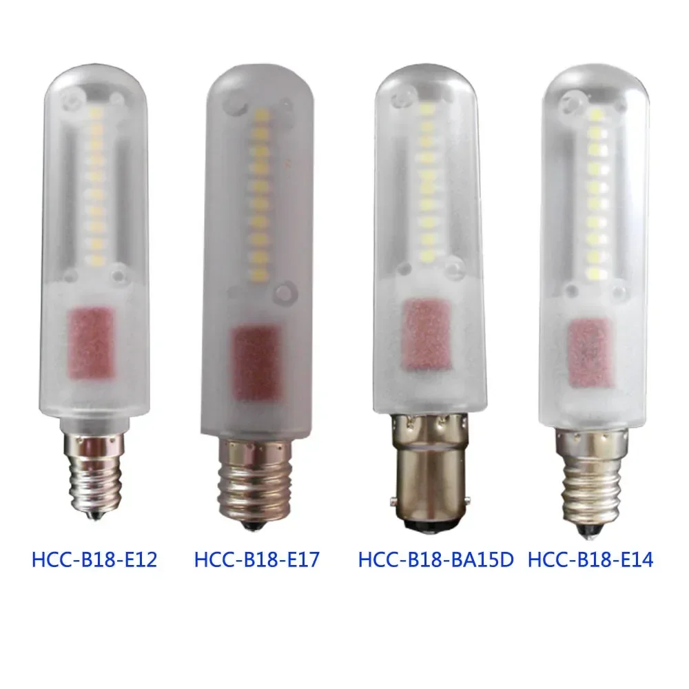 2PCS E17 LED Exit Emergency Bulb Tube T6 LED Appliance Bulbs, E17 Intermediate Screw Base: Replaces 10 to 15W Incand Lamp