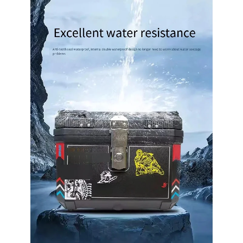 High Quality New Aluminium Alloy ABS Box Durable Motorcycle Tail Boxes Hot Selling