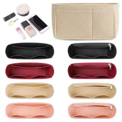 1Pcs Felt Insert Bag Durable Multi-Pocket Storage Bags Linner Bag Travel Portable Bag Organizer for Longchamp Mini Bag