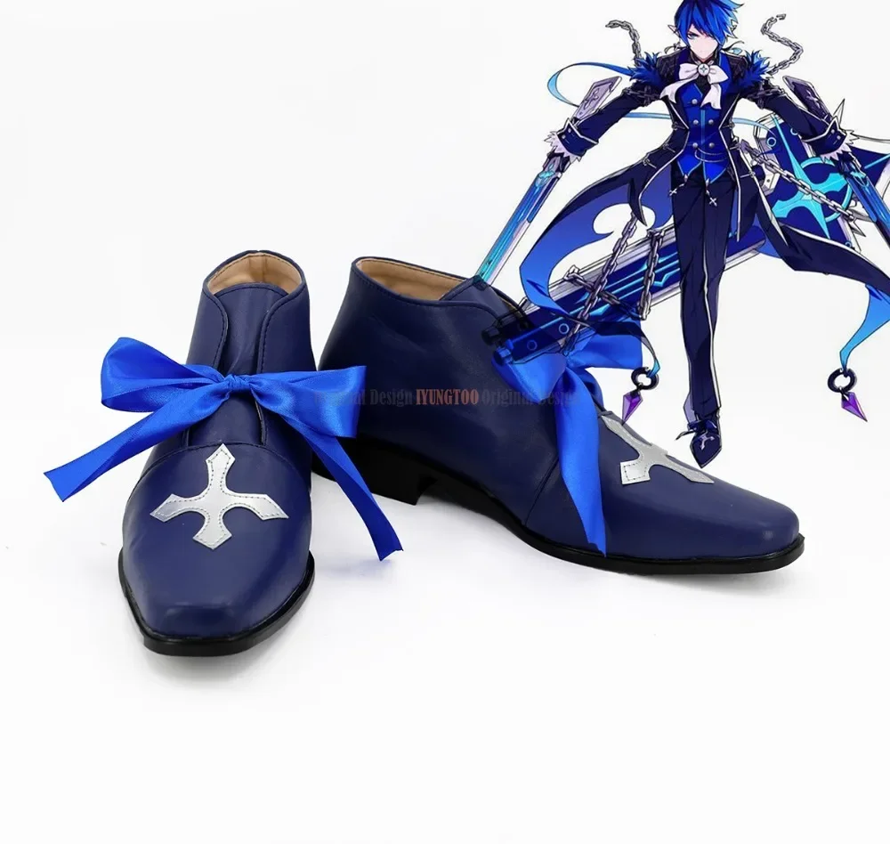 Ciel Shoes Cosplay ELSWORD Ciel Royal Guard Cosplay Shoes Boots Custom Made