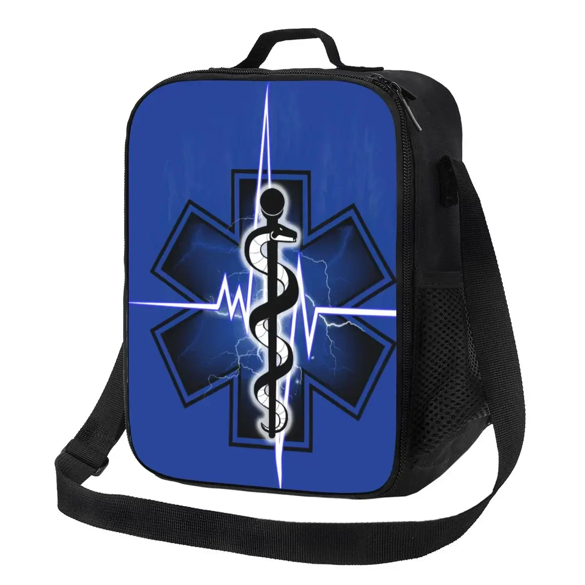 حقيبة غداء للمكتب المدرسي Emt Paramedic Medicals، صندوق بينتو مبرد حراري قابل لإعادة الاستخدام للنساء والأطفال