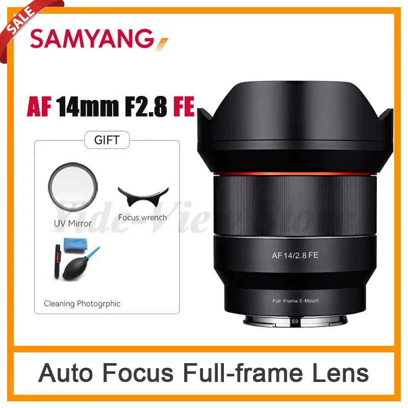 Samyang AF 14mm f2.8 Auto focus Lens Ultra Multi-Coating Full-Frame Format Lens for Sony E Mirrorless Nikon F Canon EF Cameras