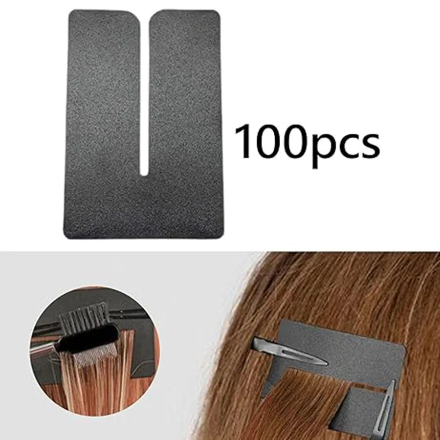 

10-100Pcs Hair Extension Protector Shields Heat Scalp Shields Sturdy Heat Shield Guards Heat Insulation Sheet