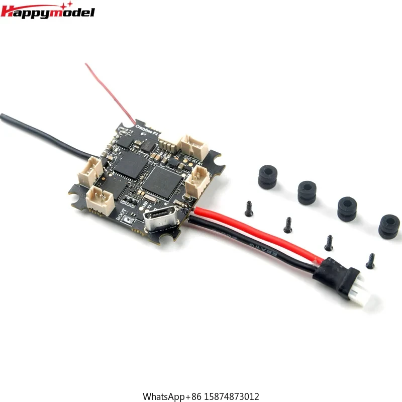 Happymodel Crazybee F4 Lite 1S Fli ght Controller Built-in 5.8G VTX 4in1 ESC Frsky / Flysky RX for Mobula 6 Tiny BWhoop