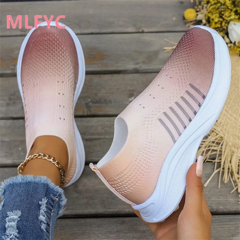 New Women's sneakers Casual Single Shoes Flat Bottom Lightweight Color Matching Single Shoes flat shoes women luxury shoes