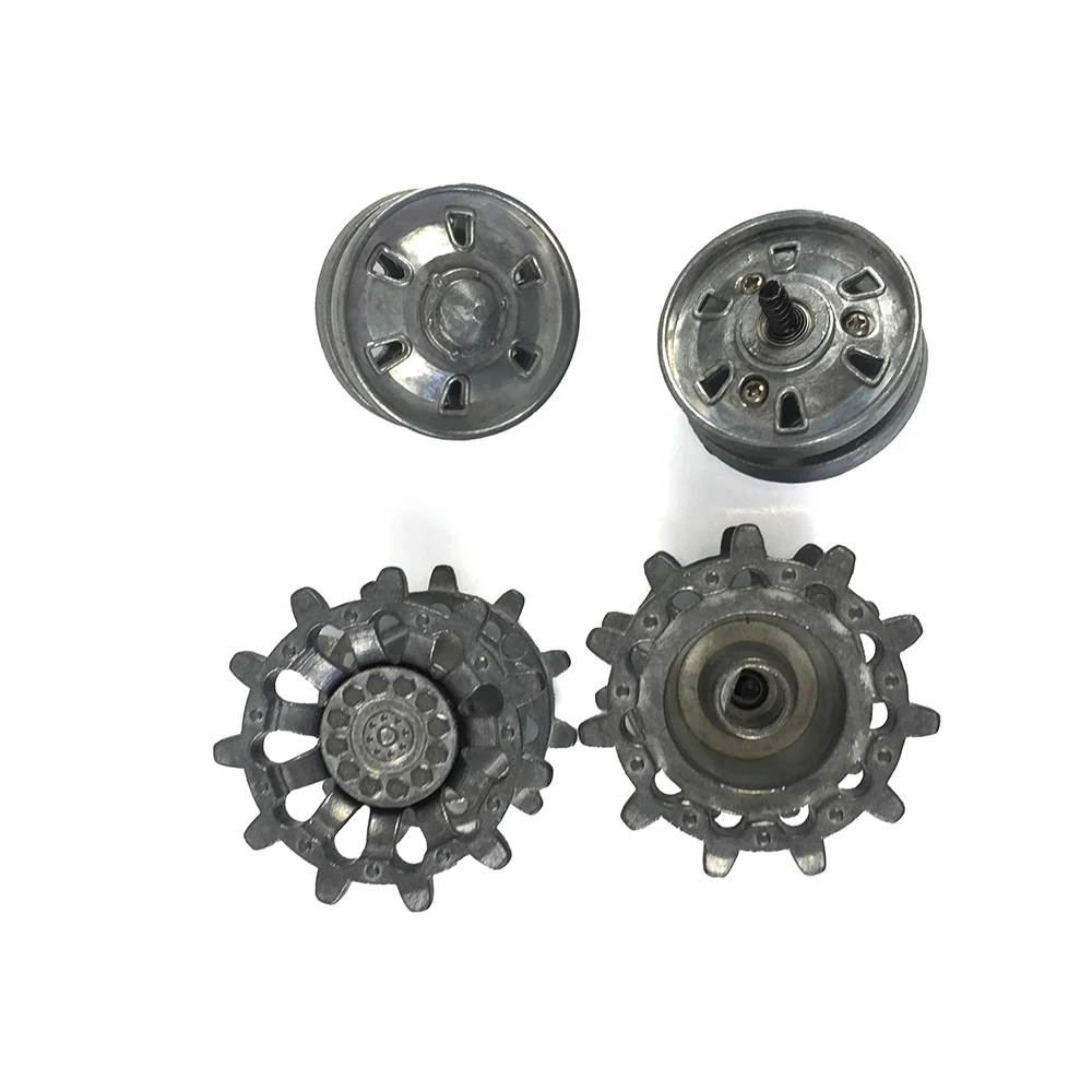 Mato 1/16 Heng Long Challenger II RC Tank Metal Sprockets Idlers W/ Bearing MT203 TH00909-SMT4
