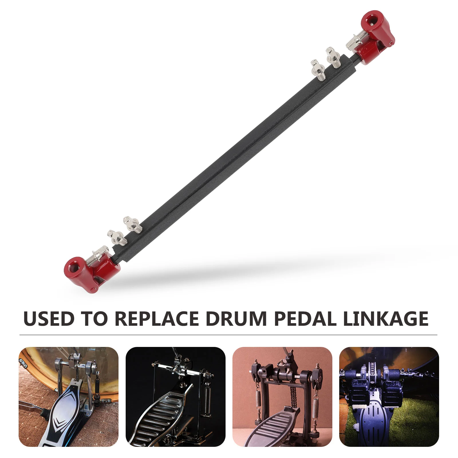 Double Bass Pedal Double Bass Pedal Bass Drum Drum Kit Pedal Link Replacement Pedal Linkage Useful Drum Pedal Drum Set Kick