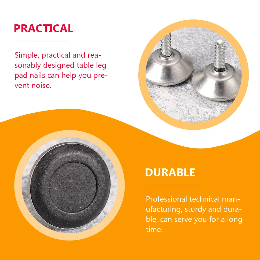 

20Pcs Furniture Feet Levelers Practical Adjuster Pads Strong Durable Noise Prevention Floor Protector for Various Chairs Tables