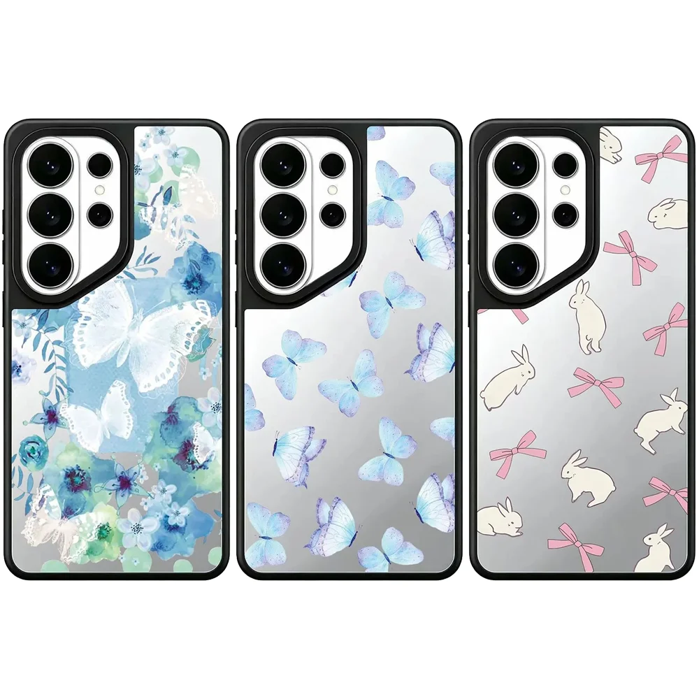 6050851 Mirror Magnetic Case: Compatible with Samsung Galaxy S23 U S24U S25 S26 Ultra S25+ S26 Plus Shell
