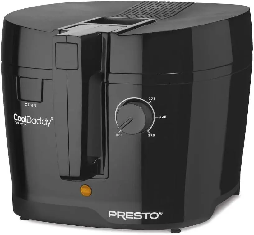 

Cool-Touch Deep Fryer with Adjustable Temperature, Safe and Easy to Use for Home Cooking - Black