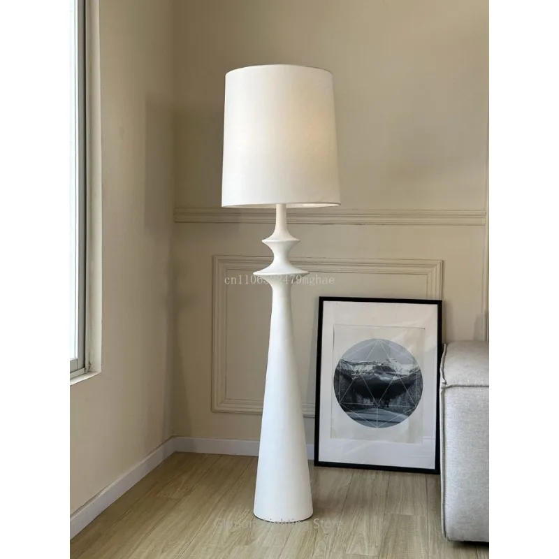 

Wabi-Sabi Floor Lamp for Living Room Sofa or Bedside. A Minimalist Standing Lamp with Artistic Design and Soft Ambient Lighting