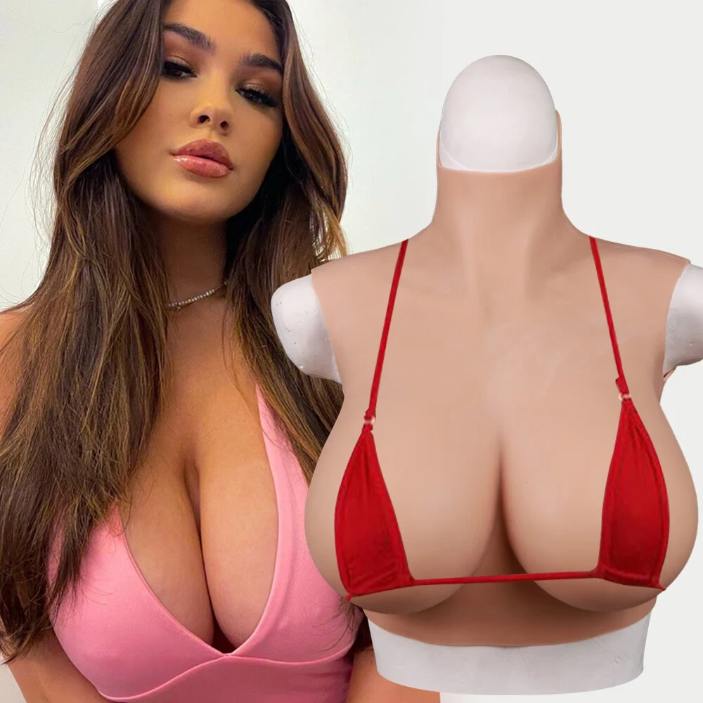 Eyung Silicone Breast Forms Boobs for Little Chest Women Mastectomy Cancer Crossdresser Transvestite Sissy Artifical Huge Chest