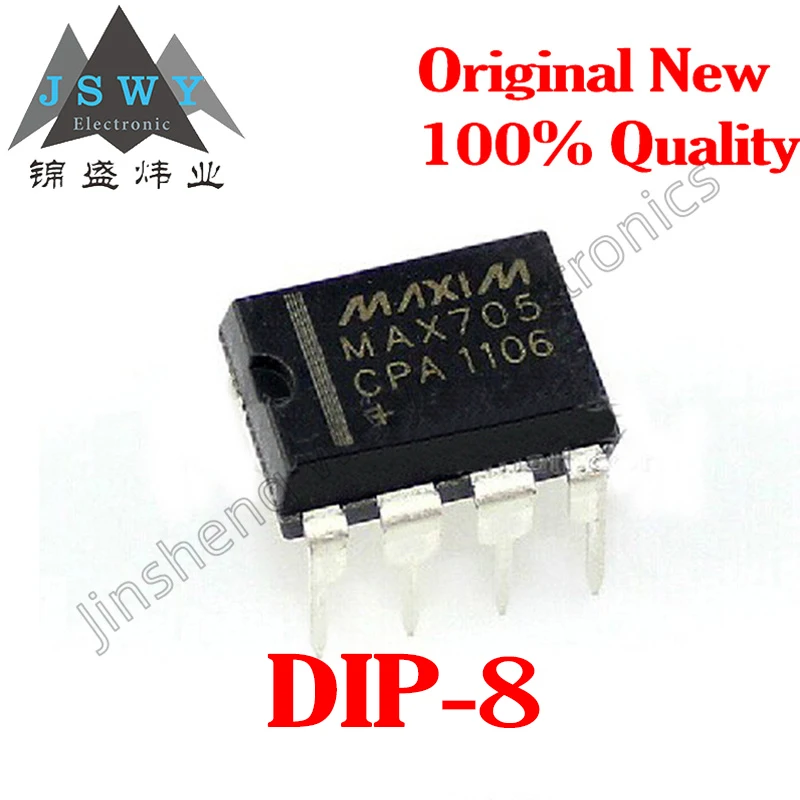 

(1/5pcs) MAX705CPA MAX705 705CPA DIP8 monitoring circuit chip 100% new original stock fast delivery electronic