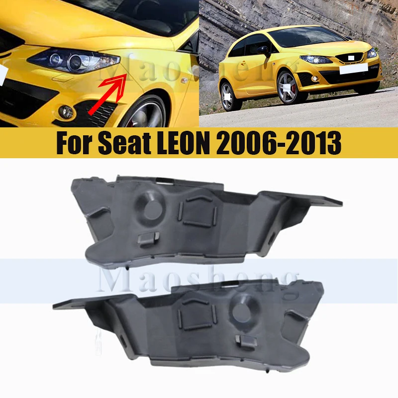 

Front Bumper Mounting Bracket Chrome For Seat LEON 2006-2013 Bracket Support Replacement Bumper Bracket