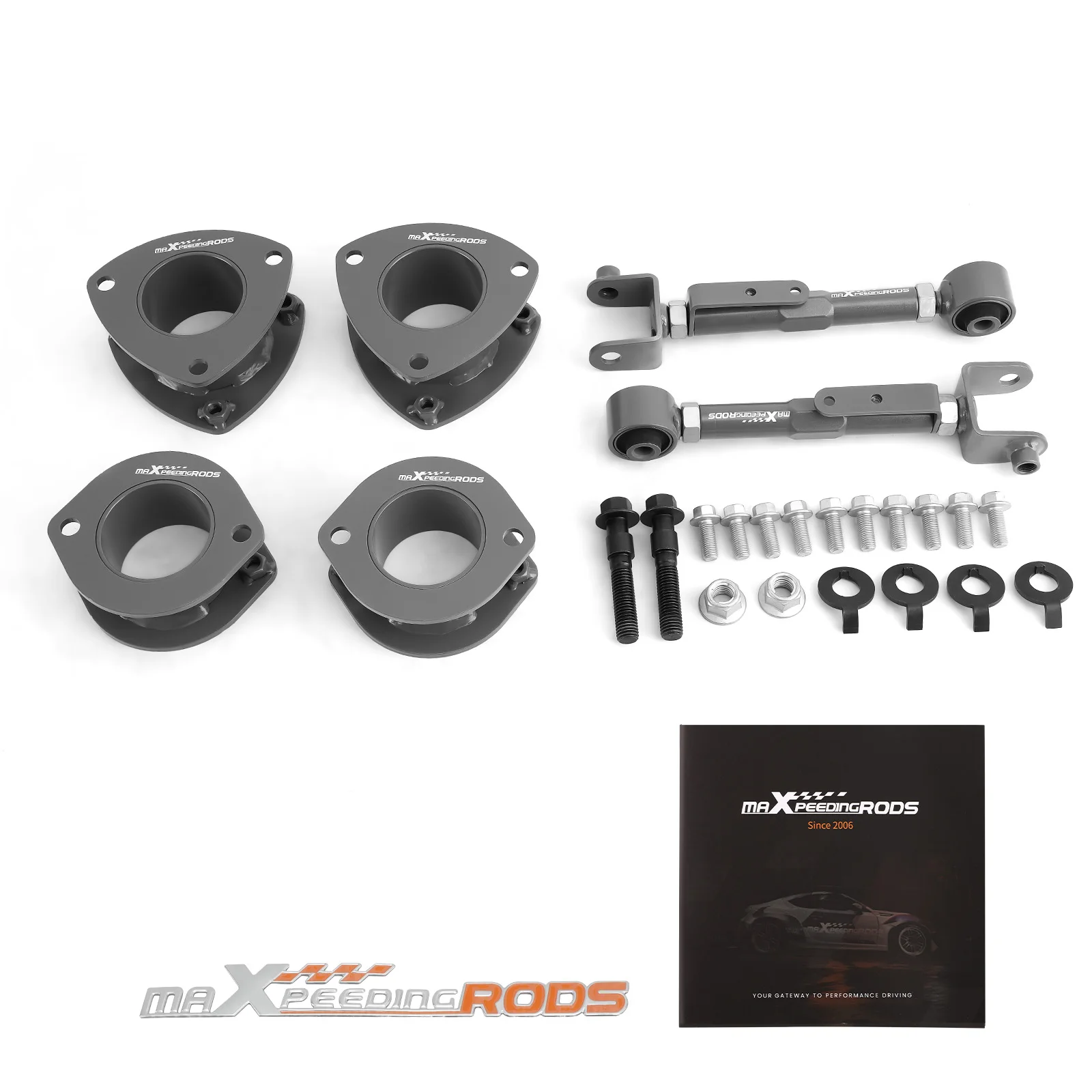 

Front 2.5" Rear 3" Lift Kit+Camber Arm Rear Bolt For Honda CRV 02-2006