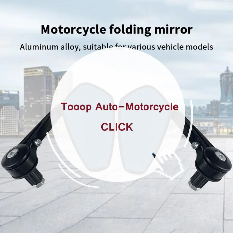 

Motorcycle Mirror Handlebar End Rearview Mirror Universal Side View Mirror Motorcycle Christmas Decoration Rearview Mirror