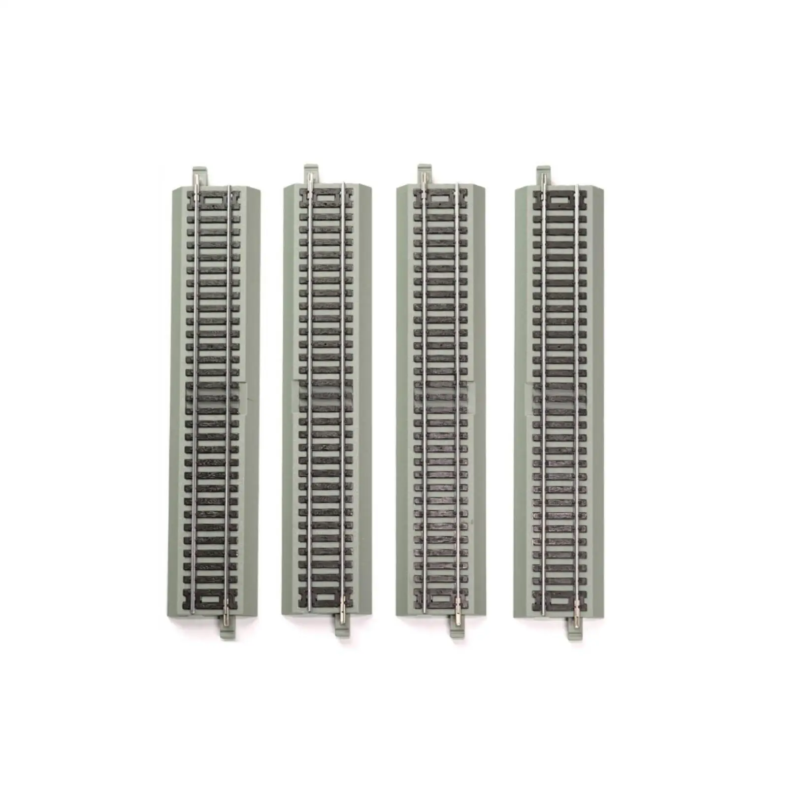 4 Pieces HO Scale Straight Track Reliable for Dioramas, Collectors