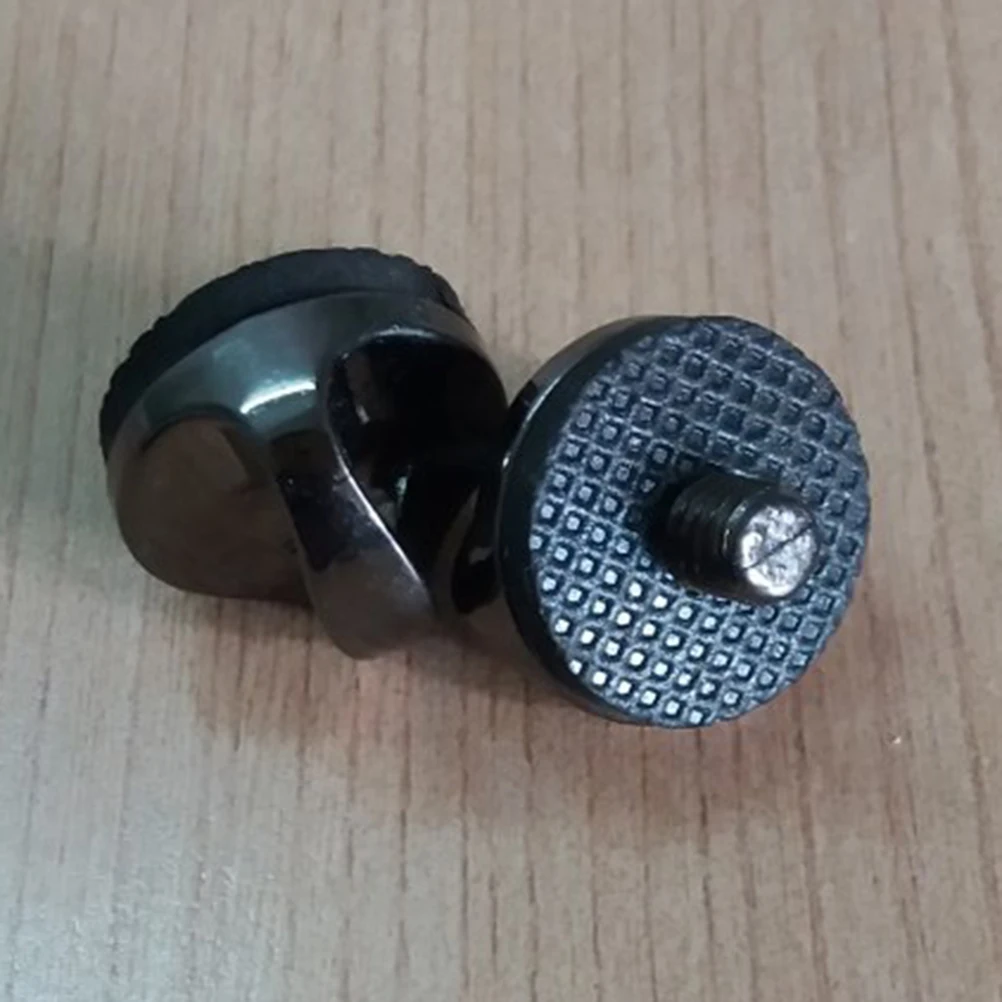 2 قطعة 1/4 "حزام الكاميرا المسمار ل Dslr سبائك الزنك التثبيت السريع مع وسادة مطاطية قفل أمان دائم لحزام الكتف والرقبة